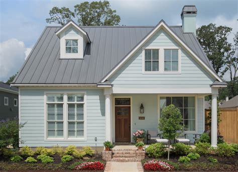 pictures of white houses with metal roofs|images of residential metal roofs.